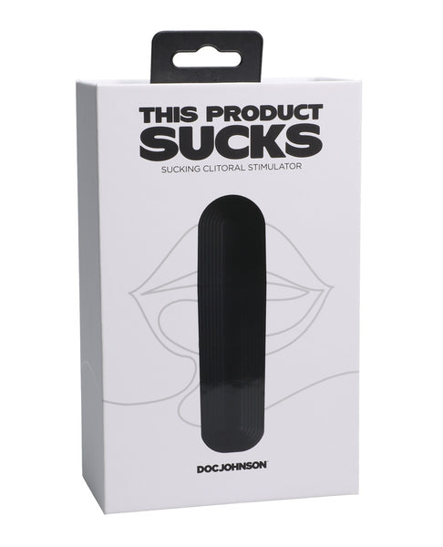 This Product Sucks Lipstick Suction Toy - Black