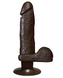 Vibrating 6" Realistic Cock - Black