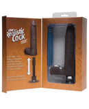 The Vibrating Realistic 9" Ultraskyn Slim Cock w/Balls - Black