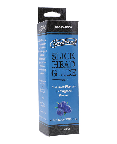 GoodHead Slick Head Glide - 4 oz Blue Raspberry