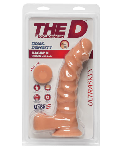 The D 9" Ragin' D w/Balls - Vanilla