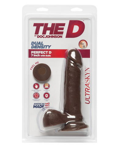 The D 7" Perfect D w/Balls - Chocolate