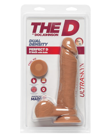 The D 8" Perfect D w/Balls - Caramel