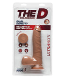 The D 7" Realistic D Slim w/Balls - Caramel