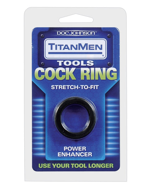 Titanmen Tools Cock Ring - Black