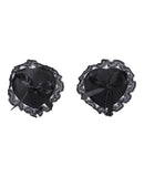 In A Bag Lace Nipple Pasties - Black