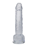 In A Bag 8" Big Dick - Clear