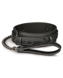 Easy Toys Fetish Collar w/Leash - Black