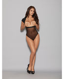 Lingerize Multiwear Teddy (Customize w/Your Favorite Bra) Black L/XL