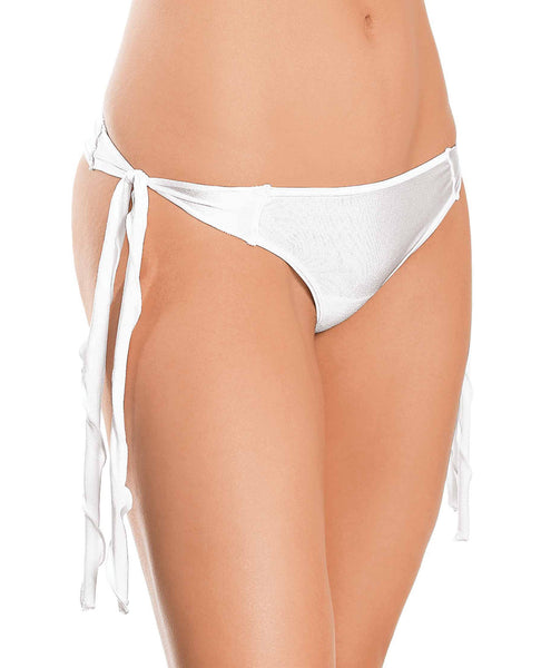 Flutter Side G-String White O/S