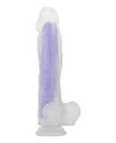 Evolved Luminous Dildo Stud Non Vibrating - Purple