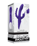 Evolved Lick Me Triple Stim Vibe - Purple