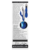 Evolved Bunny Bright Light Up Metallic Vibrator - Dark Blue