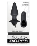 Evolved Plug & Play Remote Anal Plug- Black