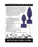 Evolved Dynamic Duo Anal Rechargeable - Purple/White