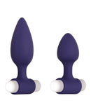 Evolved Dynamic Duo Anal Rechargeable - Purple/White