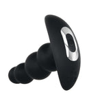 Evolved Bump N' Groove Vibrating Butt Plug - Black