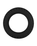 Forto F-12 35mm Liquid Silicone Cock Ring - Black