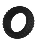 Forto F-12 35mm Liquid Silicone Cock Ring - Black