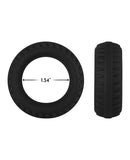 Forto F-12 35mm Liquid Silicone Cock Ring - Black