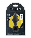 Forto F-10 Silicone Plug w/Pull Ring - Small Black