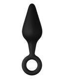 Forto F-10 Silicone Plug w/Pull Ring - Small Black