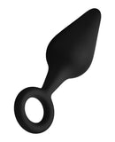 Forto F-10 Silicone Plug w/Pull Ring - Small Black