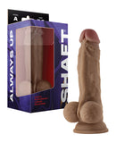 Shaft Model A Flexskin Liquid Silicone 7.5" Dong w/Balls - Oak