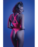 Glow Electric Haze Teddy Neon Pink M/L