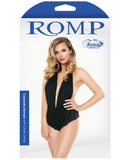 Cassandra Romper w/Chain Detail - Black