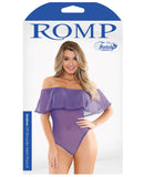 Romp Andrea Off Shoulder Playsuit Violet S/M