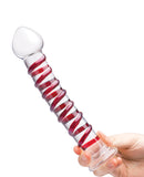 Glas 10" Mr. Swirly Dildo - Red