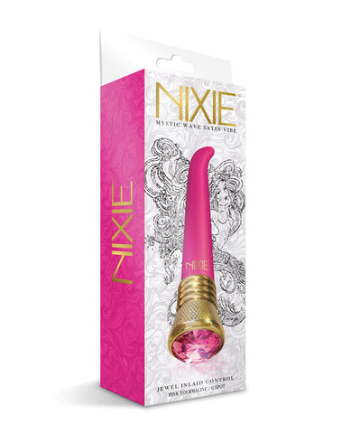 Nixie Mystic Wave Satin G-Spot Vibe - 10 Function Pink Tourmaline