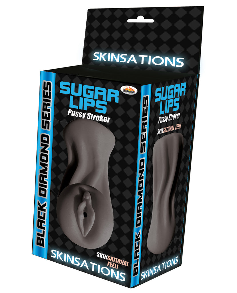 Skinsations Black Diamond Sugar Lips Pussy Stroker – G Spot Zone