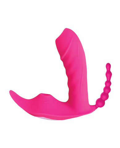 Sweet Sex Body Candy Multi Pleasure Vibe w/Remote - Magenta