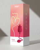 Fiona Clit Licking Rose & Vibrating Egg - Red