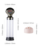 Pipe Male Masturbation Cup Penis Enlargement Pump - Clear