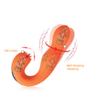 Joi Rotating Head G-Spot Vibrator & Clit Licker - Orange