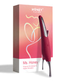 Ms. Honey Pinpoint Clit Vibrator & Nipple Stimulator - Red Wine