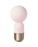 Pokewan Pocket Mini Vibrating Wand Massager - Pale Light Pink