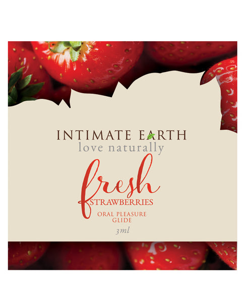 Intimate Earth Lubricant Foil - 3 ml Fresh Strawberries