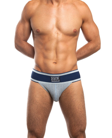 Jack Adams Athletic 2.0 Jock Strap - Grey/Navy