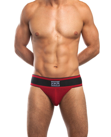 Jack Adams Athletic 2.0 Jock Strap - Red/Black