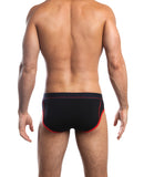 Jack Adams Navy Brief - Black/Red