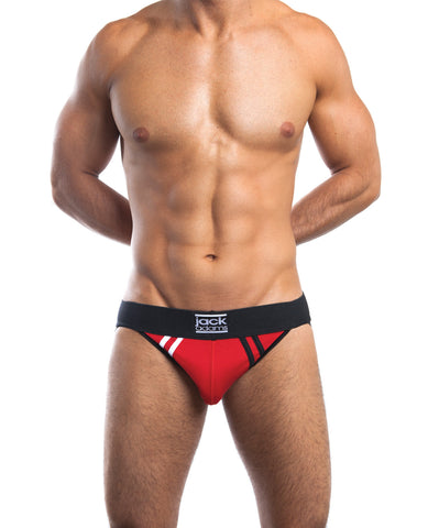 Jack Adams Team Jockstrap Sky - Red/Black