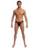 Jack Adams Jock Thong - Black/Red