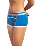 Jack Adams Women's Cross Train Boy Short Surf Blue LG