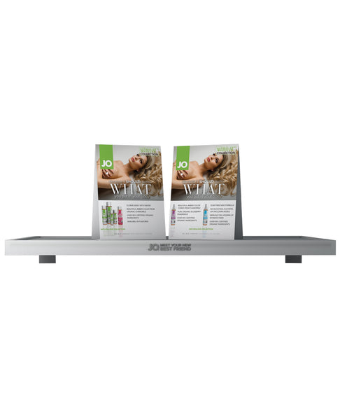 JO Naturalove Table Tent Card & JO Shelf