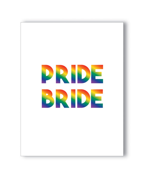 Pride Bride Naughty Greeting Card