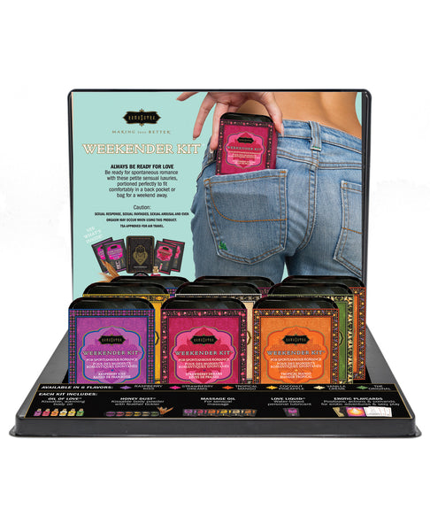 Kama Sutra The Weekender Kit Display - Display of 12